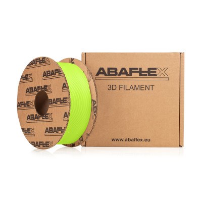 PETG+ filament ABAFLEX neon green, 1.75 ± 0.019 mm, 1000g, cívka 84mm
