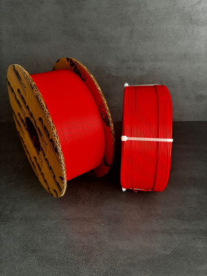 PETG+ ABAFLEX red 3028, 1.75 ± 0.019 mm, 1000g, cívka 84mm