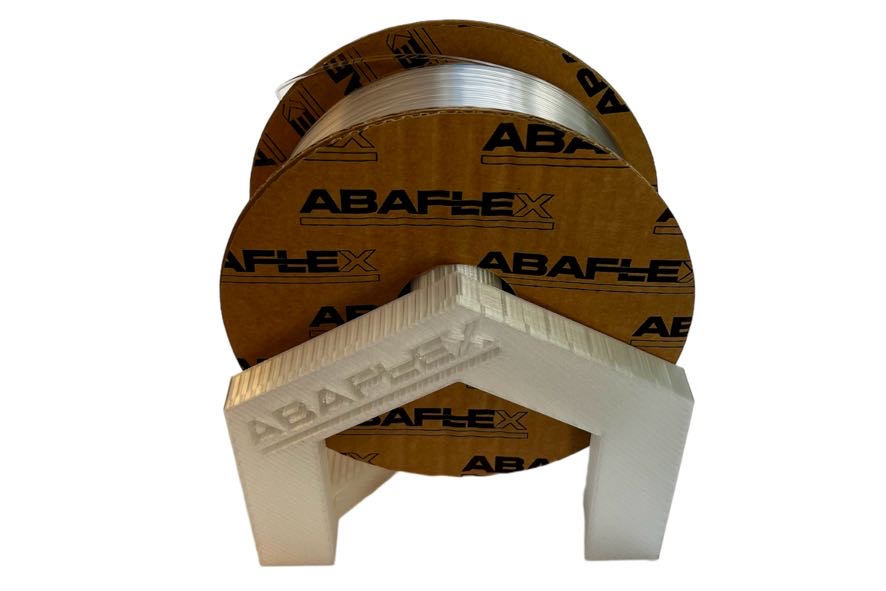 PETG+ filament ABAFLEX transparent, 1.75 ± 0.019 mm, 1000g, cívka 84mm
