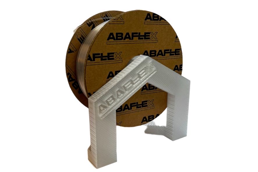 PETG+ filament ABAFLEX transparent, 1.75 ± 0.019 mm, 1000g, cívka 84mm