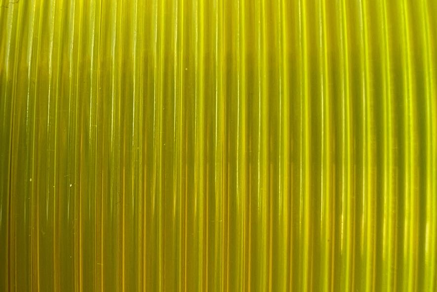 PETG+ filament ABAFLEX signal yellow transparent, 1000g, REFILL 70mm