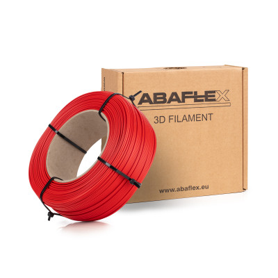 PLA filament ABAFLEX červená, 1.75 ± 0.019 mm, 1000g, REFILL 70mm