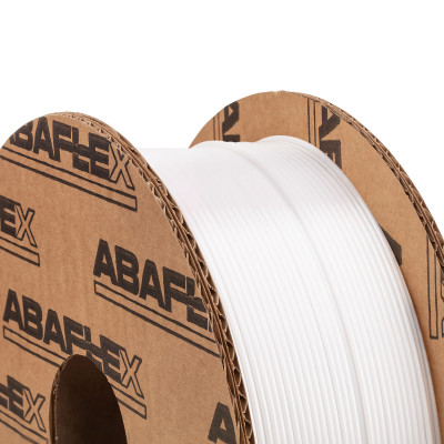 PETG+ filament ABAFLEX bílý, 1.75 ± 0.019 mm, 1000g, cívka 84mm