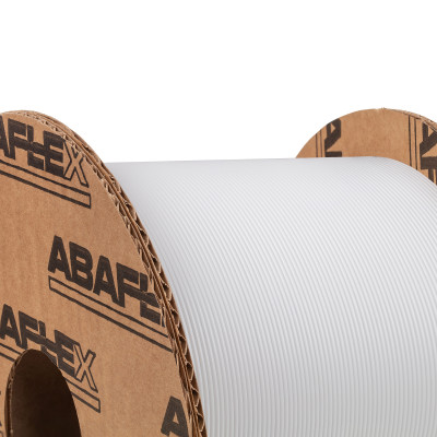 PETG+ filament ABAFLEX white, 1.75 ± 0.019 mm, 2500g, cívka 152mm